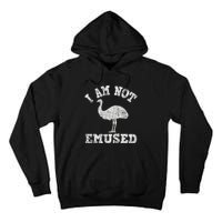 I Am Not Emused Safari Animal Lover Zookeeper Emu Lover Tall Hoodie