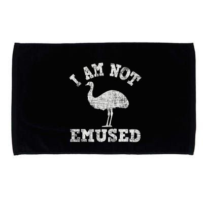 I Am Not Emused Safari Animal Lover Zookeeper Emu Lover Microfiber Hand Towel