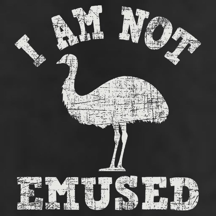 I Am Not Emused Safari Animal Lover Zookeeper Emu Lover Microfiber Hand Towel