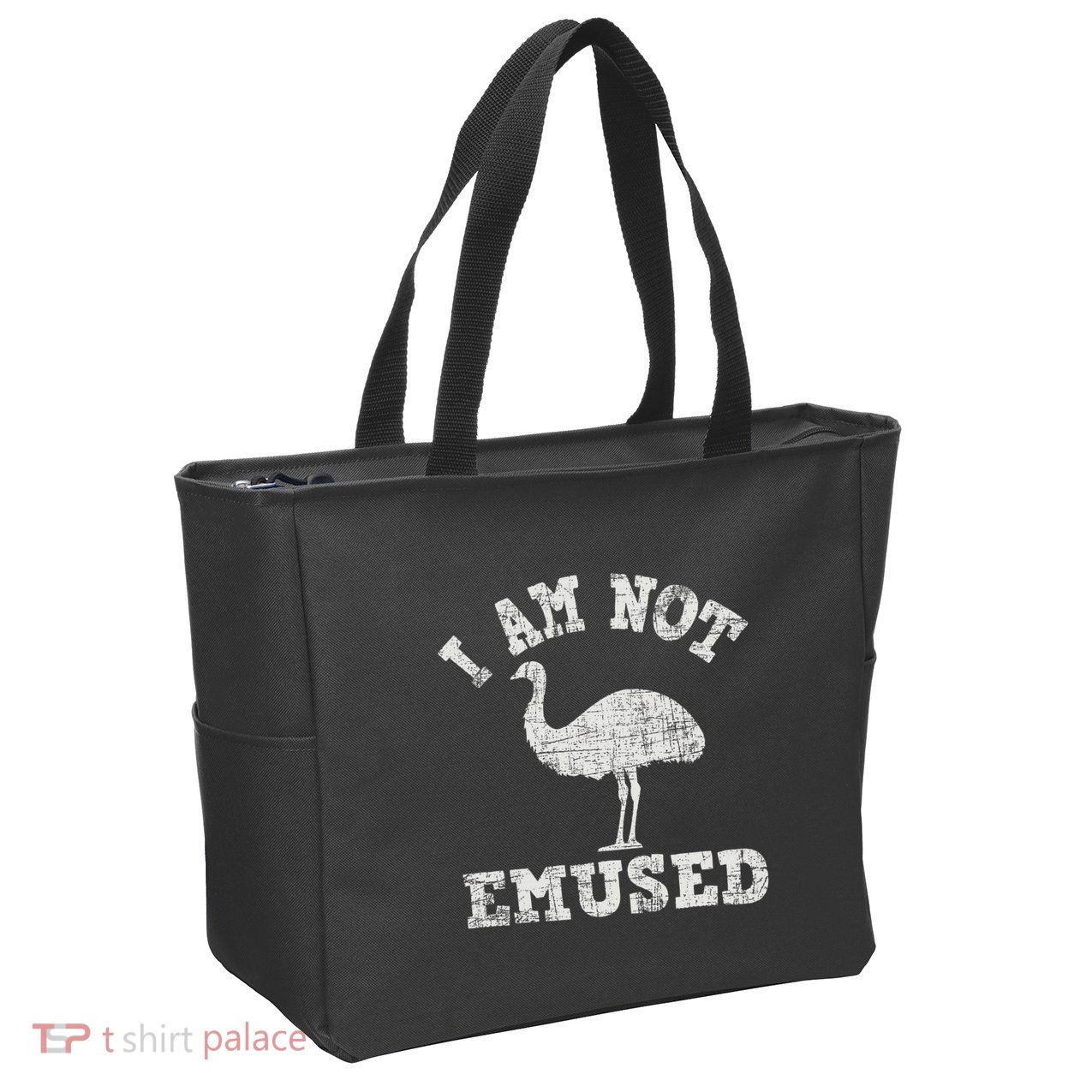 I Am Not Emused Safari Animal Lover Zookeeper Emu Lover Zip Tote Bag