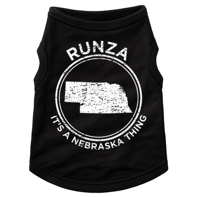 ItS A Nebraska Thing Runza Doggie Tank
