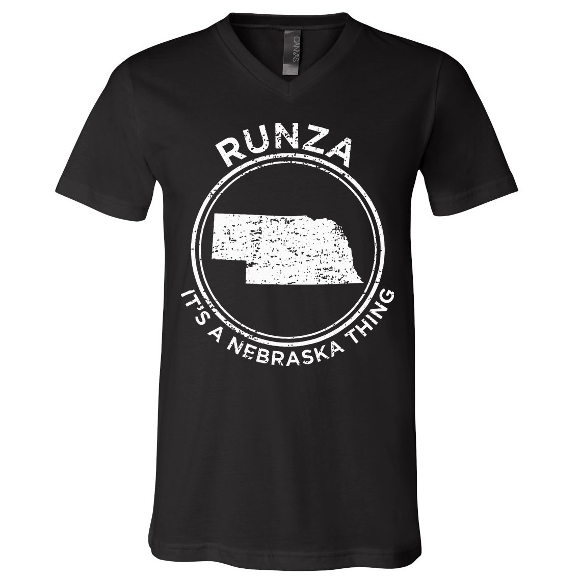 ItS A Nebraska Thing Runza V-Neck T-Shirt