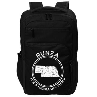 ItS A Nebraska Thing Runza Impact Tech Backpack