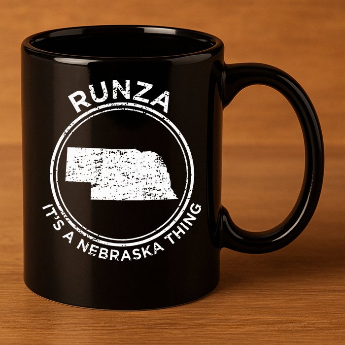ItS A Nebraska Thing Runza 11oz C Handle Ceramic Mug
