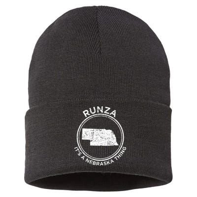 ItS A Nebraska Thing Runza Sustainable Knit Beanie