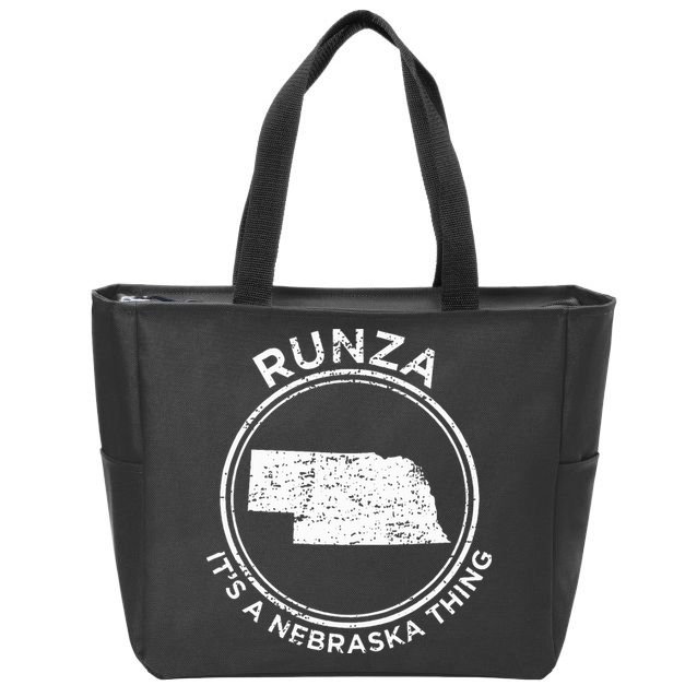 ItS A Nebraska Thing Runza Zip Tote Bag