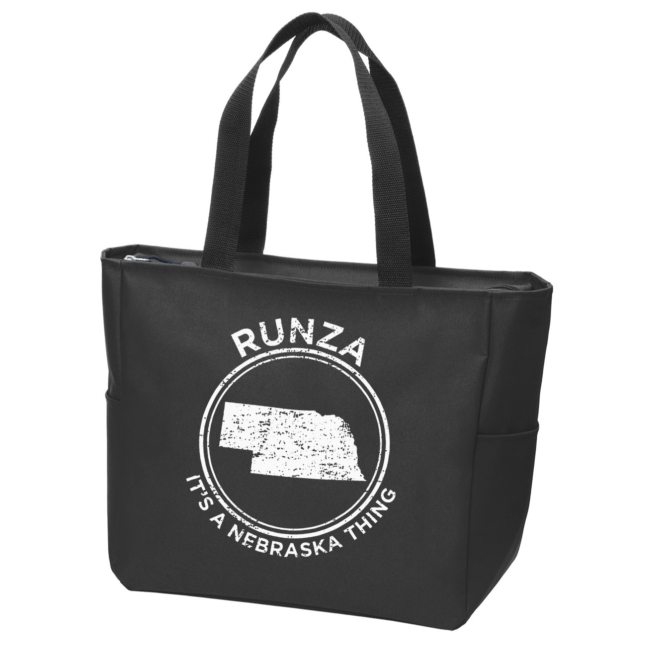ItS A Nebraska Thing Runza Zip Tote Bag