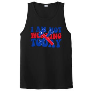 I Am Not Working Today Labor Day Gift PosiCharge Competitor Tank