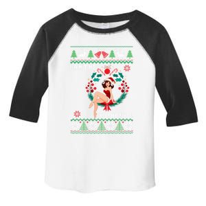 I Ain't No Ho Ho Ho Ugly Sweater Christmas Family Matching Meaningful Gift Toddler Fine Jersey T-Shirt