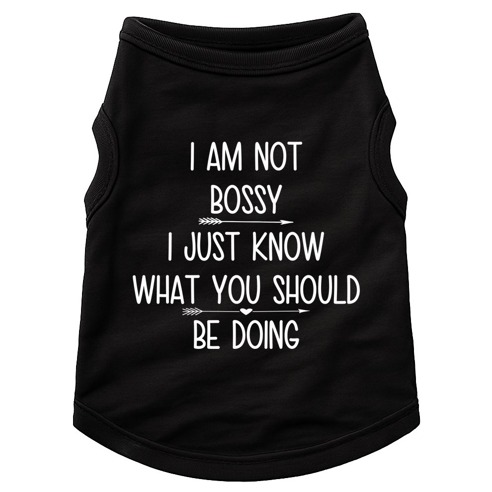 I Am Not Bossy Funny Doggie Tank