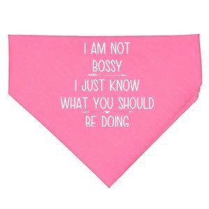 I Am Not Bossy Funny USA-Made Doggie Bandana