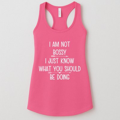 I Am Not Bossy Funny Womens Tank Top