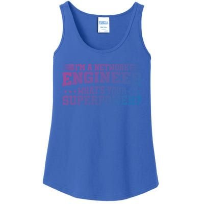 Im A Network Engineer Whats Your Superpower Engineer Meaningful Gift Ladies Essential Tank