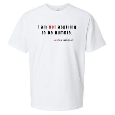 I Am Not Aspiring To Be Humble Sueded Cloud Jersey T-Shirt