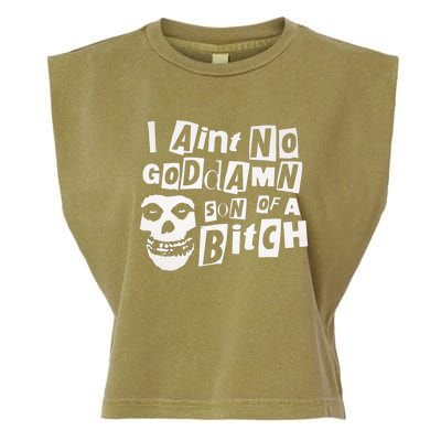 I Aint No God Damn Son Of A Bitch Garment-Dyed Women's Muscle Tee