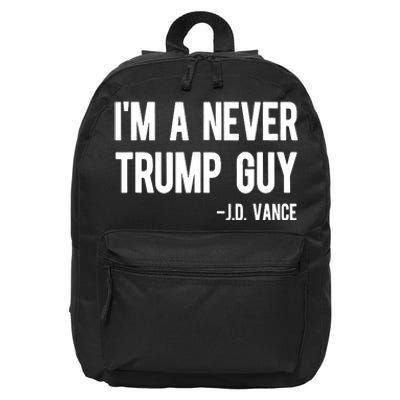 Im A Never Trump Guy Jd Vance Anti Trump Vance 2024 16 in Basic Backpack