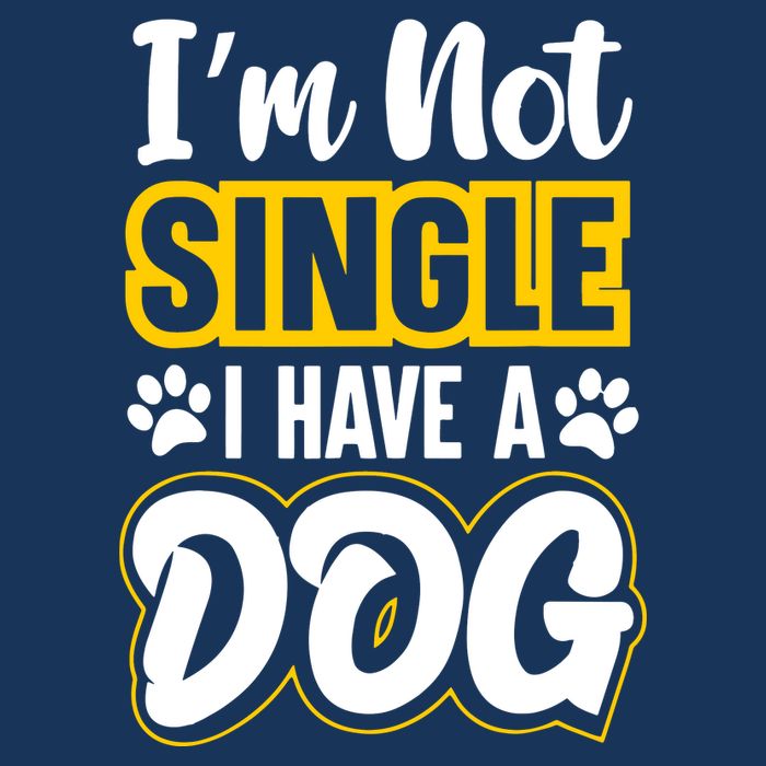 I Am Not Single I Have A Dog 16 in Basic Backpack