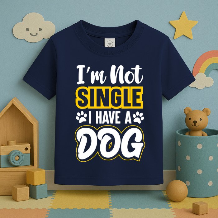 I Am Not Single I Have A Dog Toddler T-Shirt