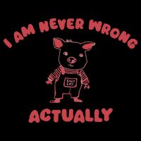 I Am Never Wrong Funny Wool Snapback Cap