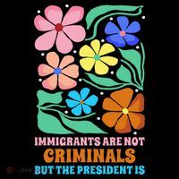 Immigrants Are Not Criminals But The President Is  Magnet