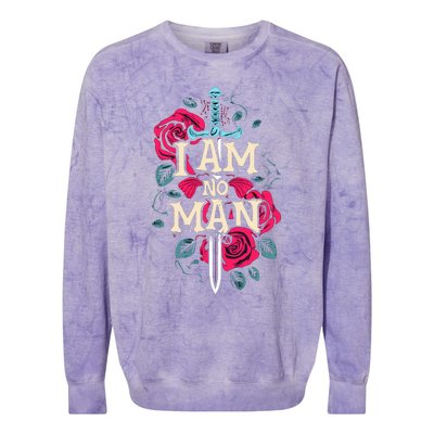 I Am No Man Colorblast Crewneck Sweatshirt