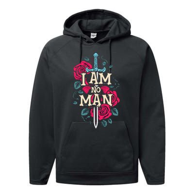 I Am No Man Performance Fleece Hoodie