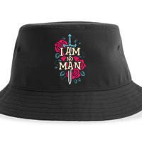 I Am No Man Sustainable Bucket Hat