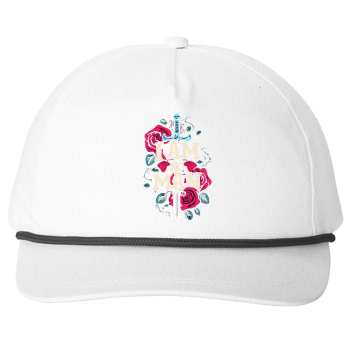 I Am No Man Snapback Five-Panel Rope Hat