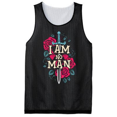 I Am No Man Mesh Reversible Basketball Jersey Tank