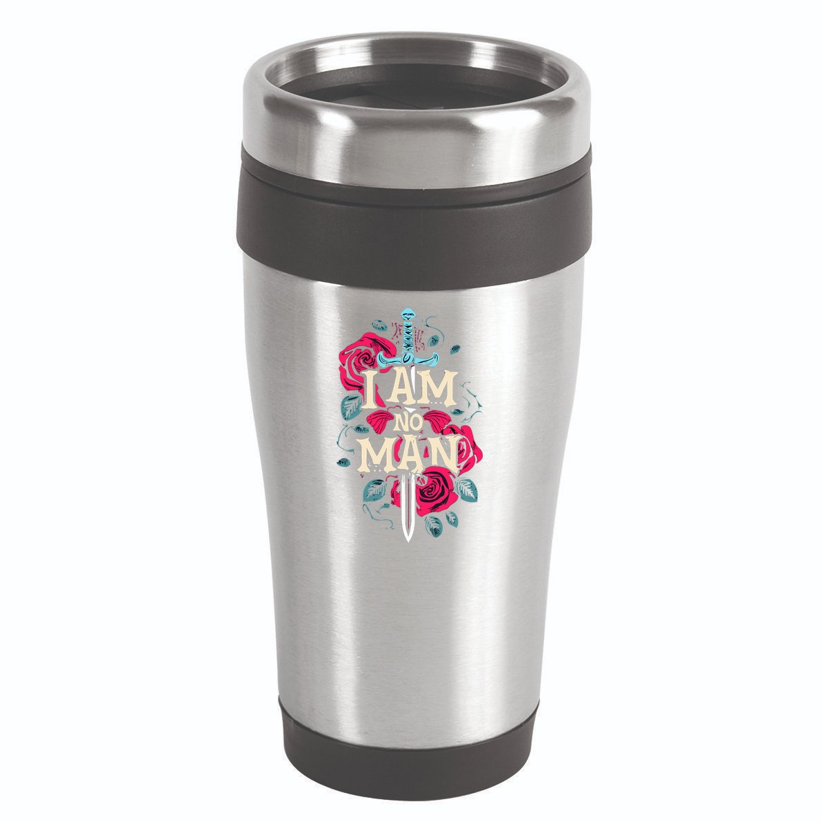 I Am No Man 16oz Travel Tumbler
