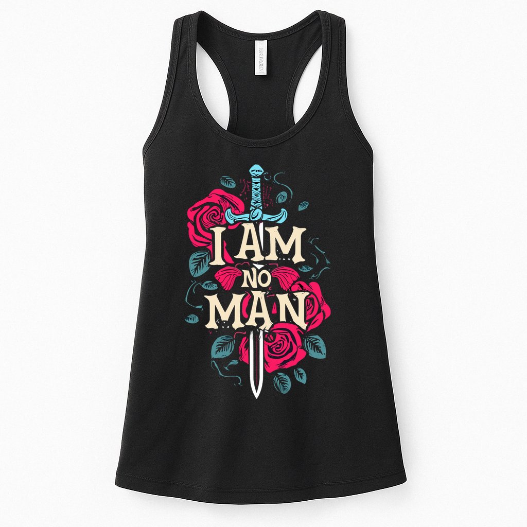 I Am No Man Womens Tank Top