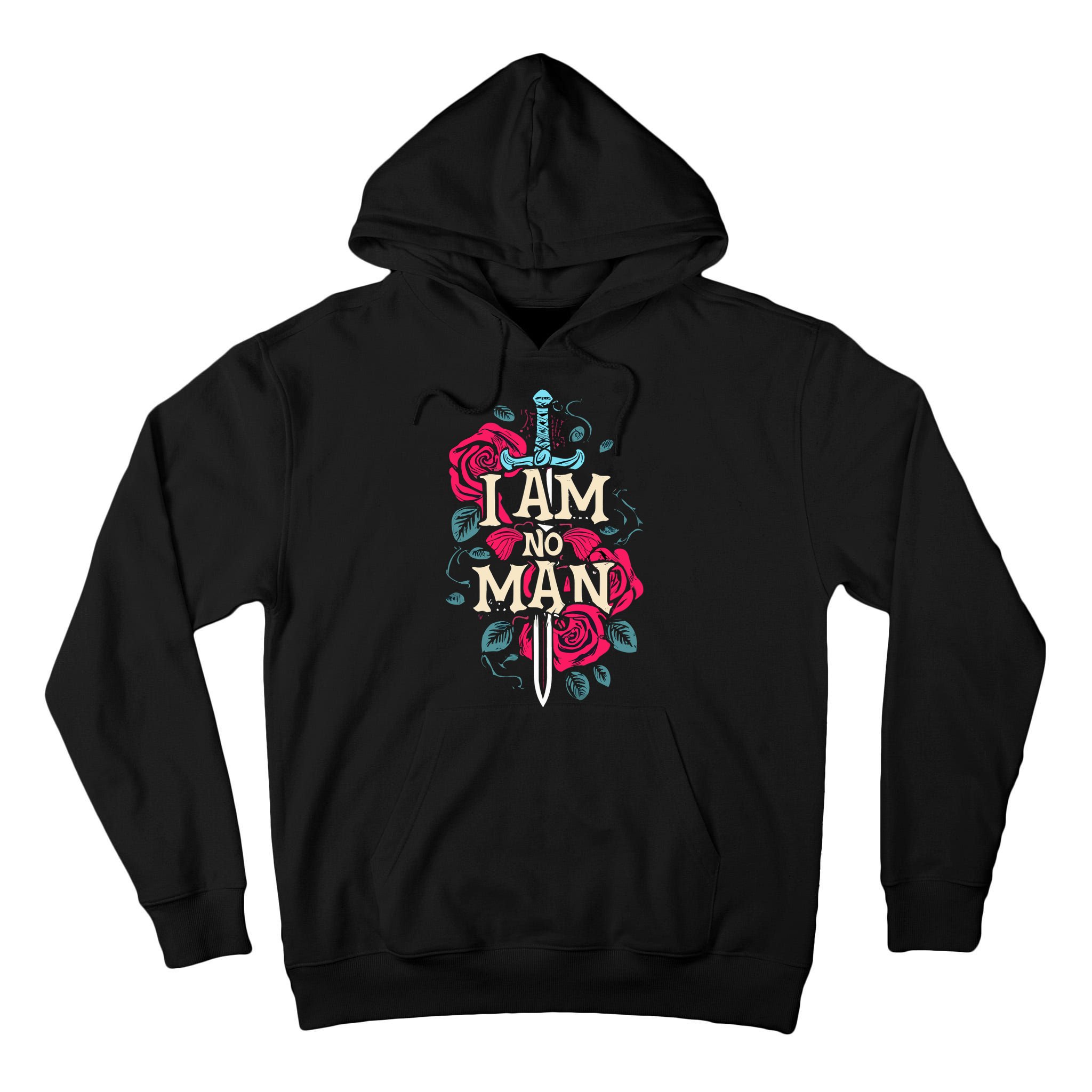 I Am No Man Tall Hoodie