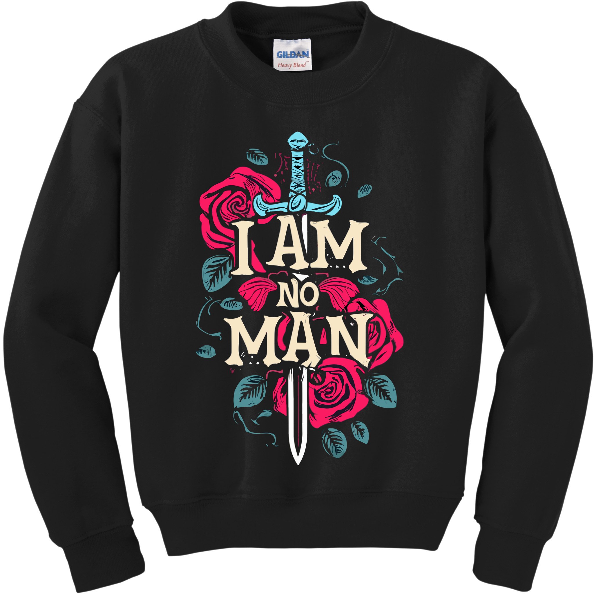 I Am No Man Kids Sweatshirt