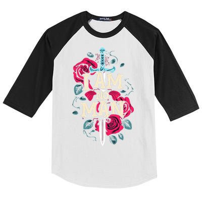 I Am No Man Kids Colorblock Raglan Jersey
