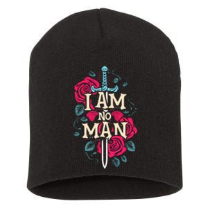 I Am No Man Short Acrylic Beanie