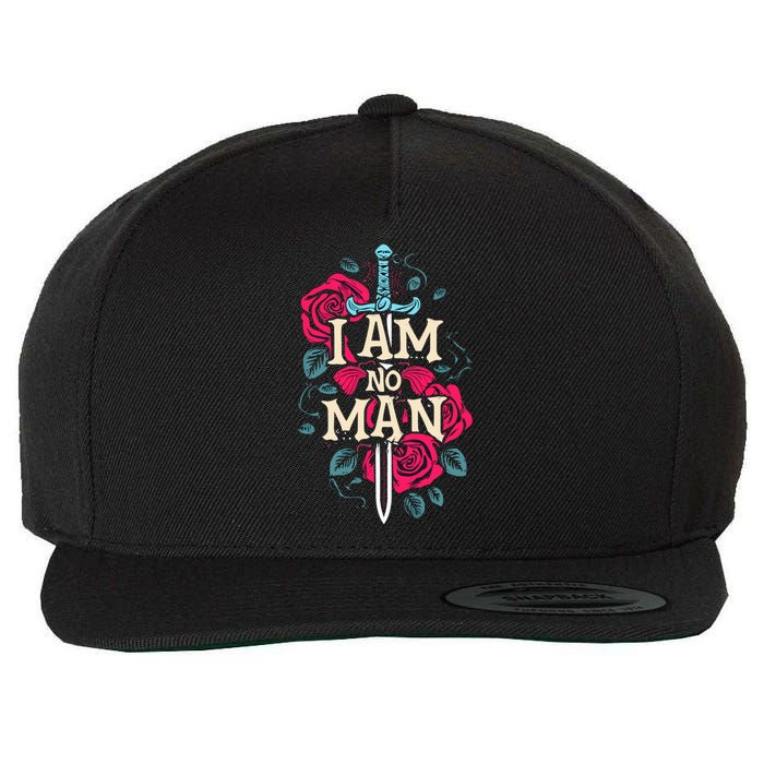 I Am No Man Wool Snapback Cap