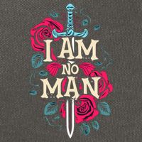 I Am No Man Cotton Canvas Backpack