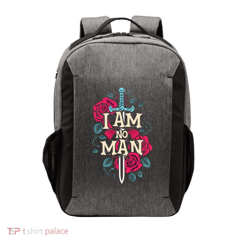 I Am No Man Vector Backpack