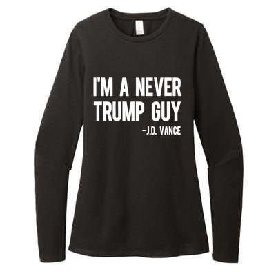 IM A Never Trump Guy J.D. Vance Anti Trump Vance 2024 Womens CVC Long Sleeve Shirt