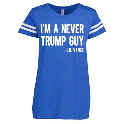 IM A Never Trump Guy J.D. Vance Anti Trump Vance 2024 Enza Ladies Jersey Football T-Shirt