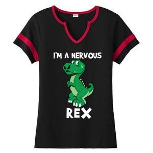 I’M A NERVOUS REX Ladies Halftime Notch Neck Tee