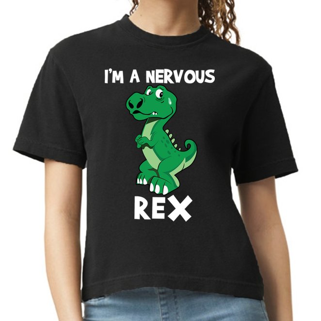 I’M A NERVOUS REX Comfort Colors Boxy T-Shirt