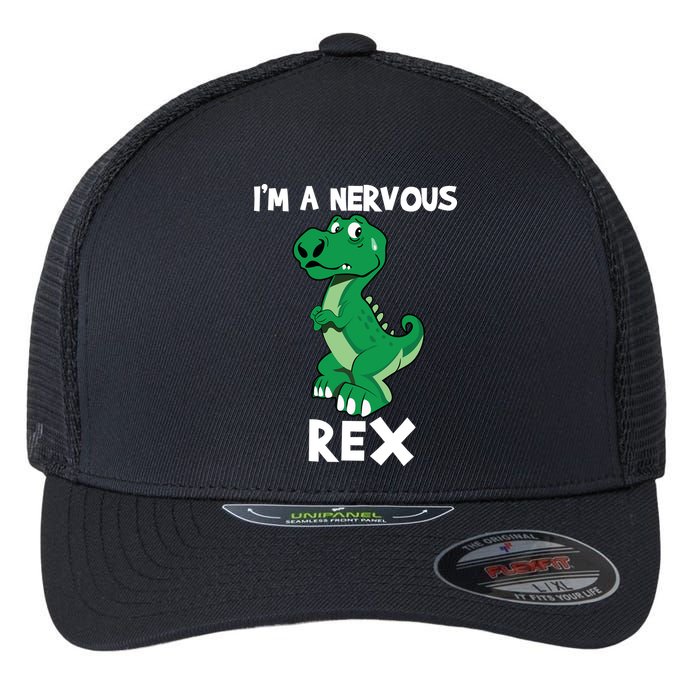 I’M A NERVOUS REX Flexfit Unipanel Trucker Cap