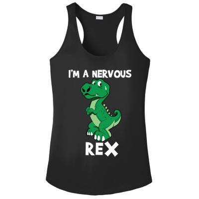 I’M A NERVOUS REX Ladies PosiCharge Competitor Racerback Tank