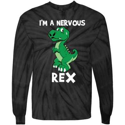 I’M A NERVOUS REX Tie-Dye Long Sleeve Shirt