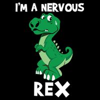 I’M A NERVOUS REX Visor