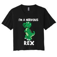 I’M A NERVOUS REX Women's Crop Top Tee