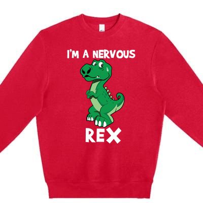 I’M A NERVOUS REX Premium Crewneck Sweatshirt