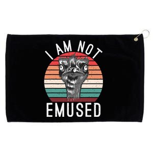 I am not Emused funny Bird Lover Emu Grommeted Golf Towel