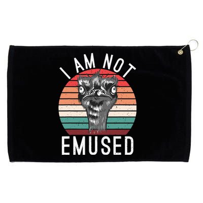 I am not Emused funny Bird Lover Emu Grommeted Golf Towel